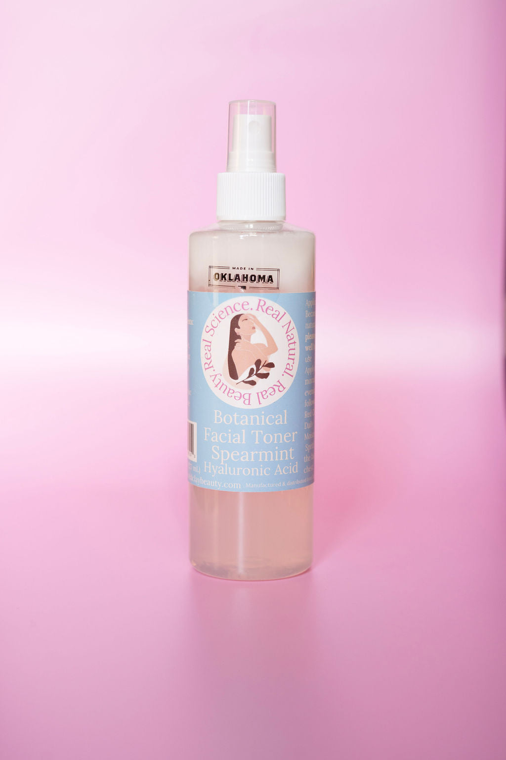 Spearmint Toner & Setting Spray – Hydrating Mint + Hyaluronic Acid Facial Mist