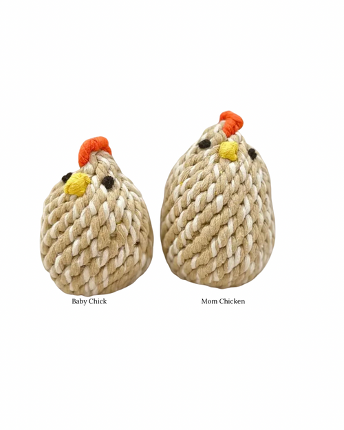 Handcrafted Chicken Rope Dog Toy – Durable, Eco‑Friendly & Sustainable Play