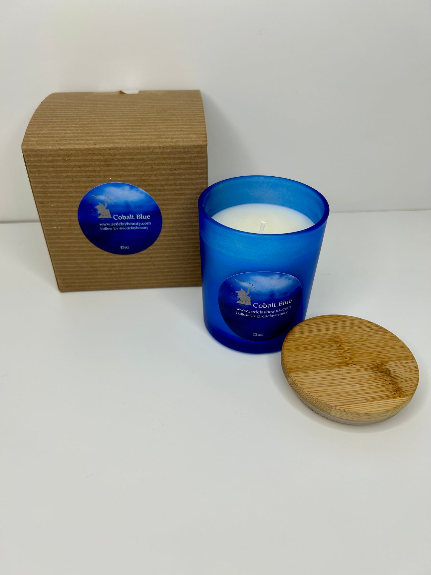 Cobalt Blue | Coconut Apricot Wax Candle