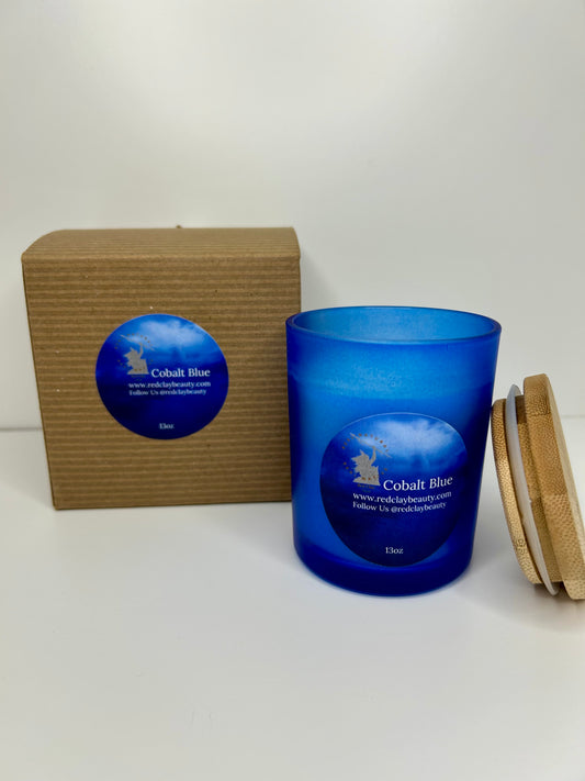 Cobalt Blue | Coconut Apricot Wax Candle