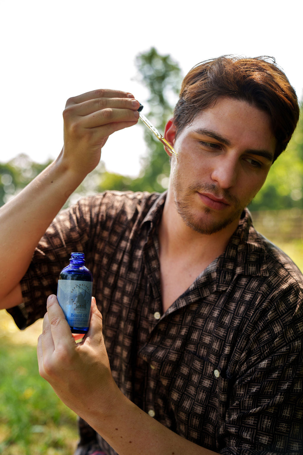 3-in-1 Beard Oil - Heals Razor Burns and Ingrown Hairs (C