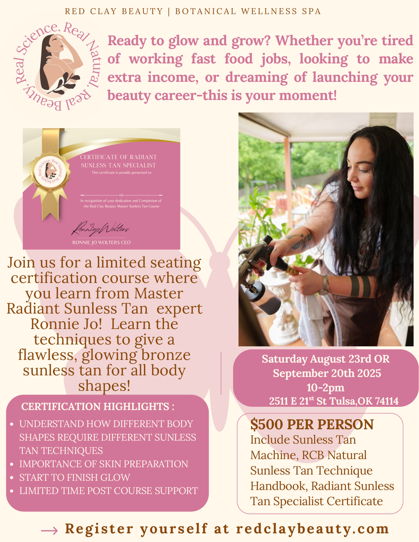 Radiant Sunless Tan Specialist Course