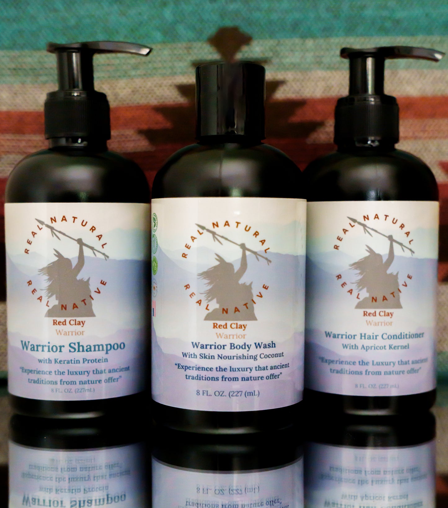 Warrior Shampoo - Keratin Protein - Purifying - Bergamot Peppermint Scent