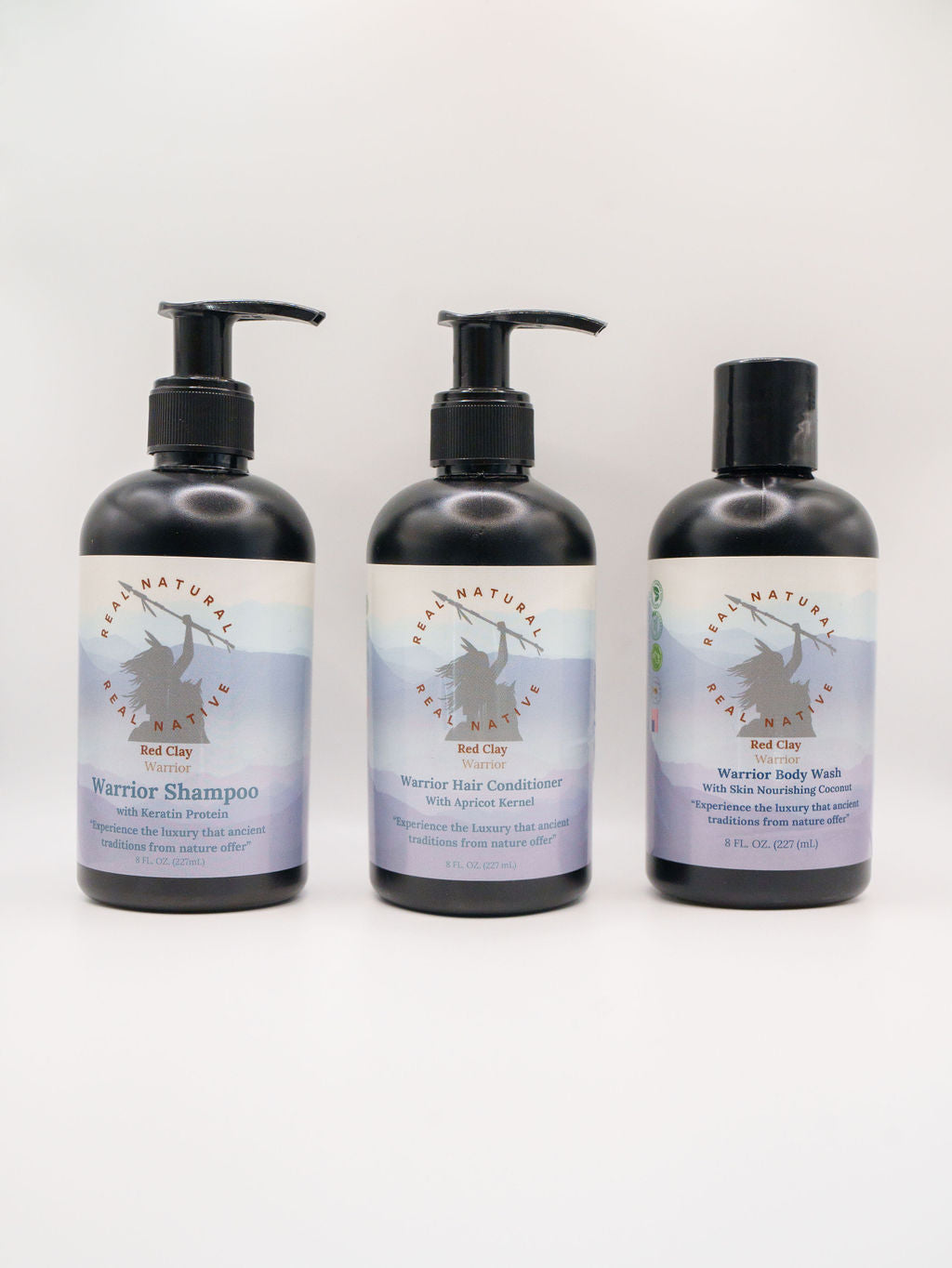 Warrior Shampoo - Keratin Protein - Purifying - Bergamot Peppermint Scent