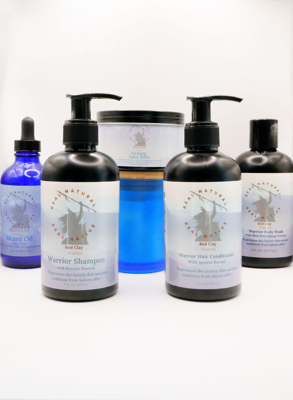 Warrior Shampoo - Keratin Protein - Purifying - Bergamot Peppermint Scent