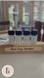 Red Clay Garden Spice Set + Spice Rack