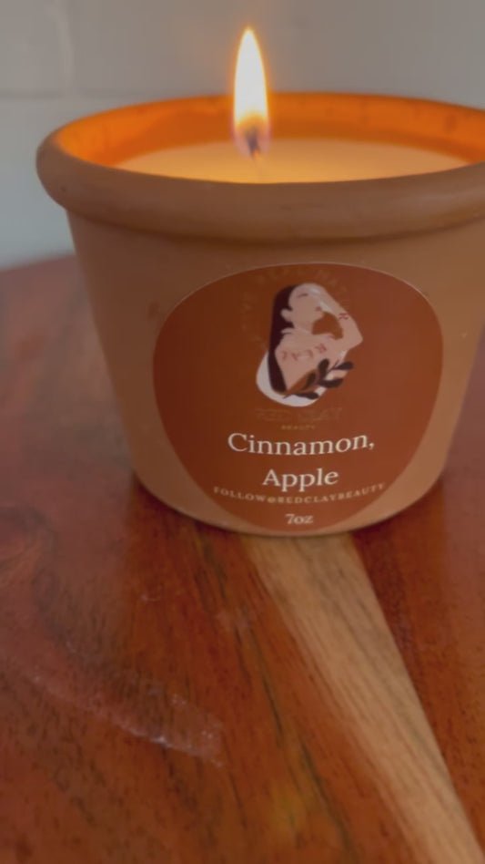 Cinnamon Apple Scented Candle